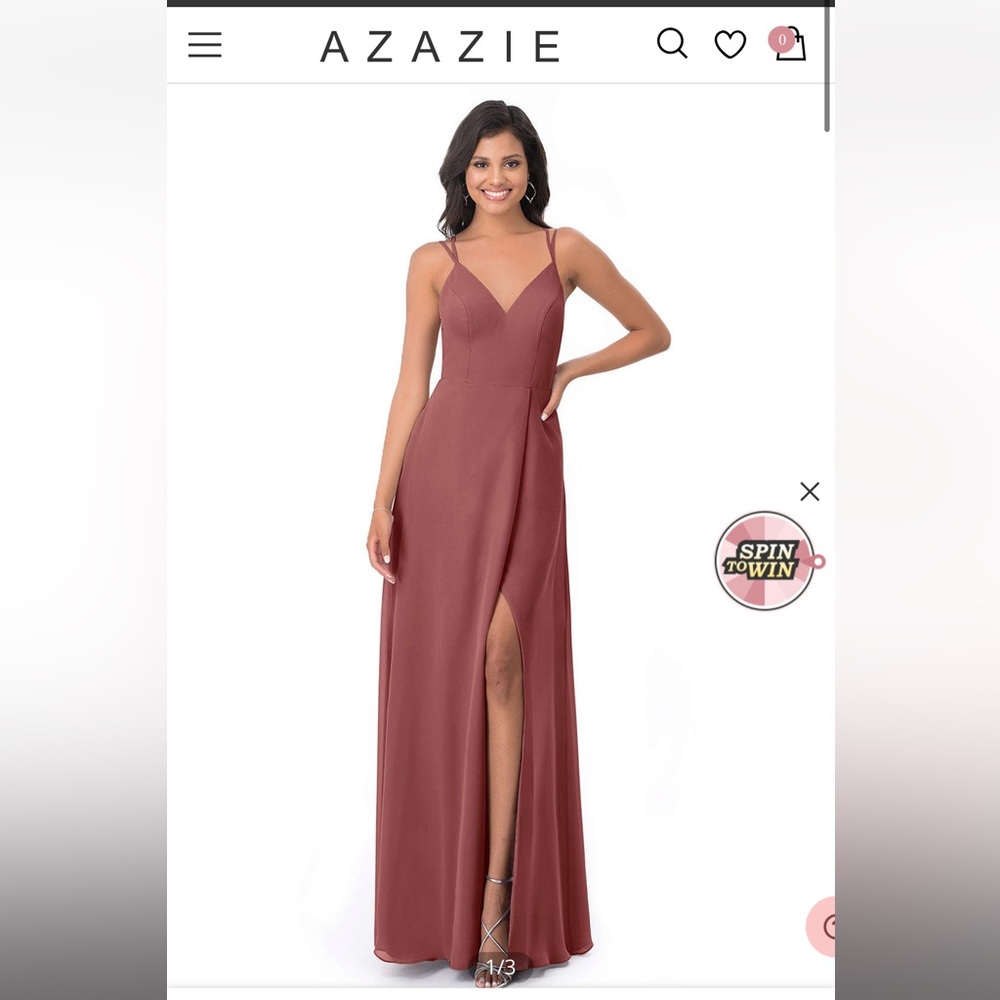 Azazie Anna Desert Rose Size A2